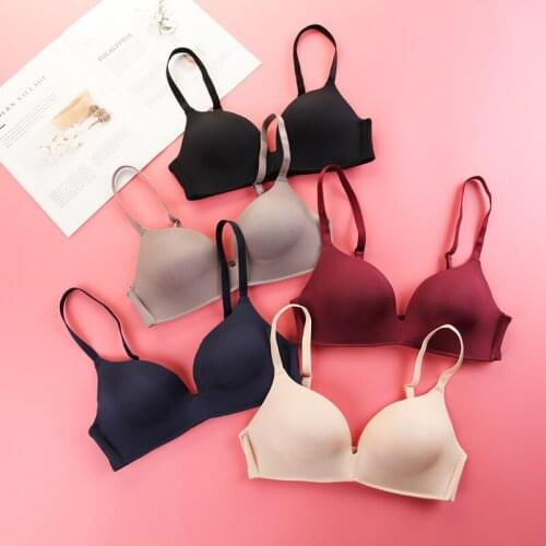 Fashion High Quality Sexy Girl Seamless Underwear Womens Push Up Bra Ladies Bralette Wireless Female Lingerie
