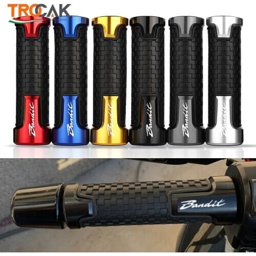 Motorcycle handlebar grips 7/8" 22mm Motorbike handlebar For SUZUKI Bandit 1250 250 400 650 GSF650 bandit 1200 BANDIT250