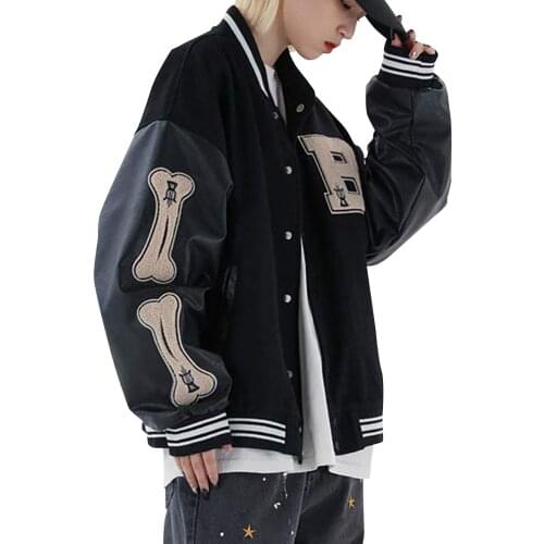 DAIGELO Mens Jacket College Baseball Sports Jacket Sweat Jacket Baseball Jacke New Loose Plus Size Casual Sports Coats Jacket