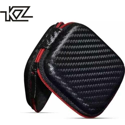 KZ Earphone Case Bags Headphone Earbuds Bag Storage Carrying Pouch Cases PU Box Portable Earphones Accessorie Bags SD Card Box