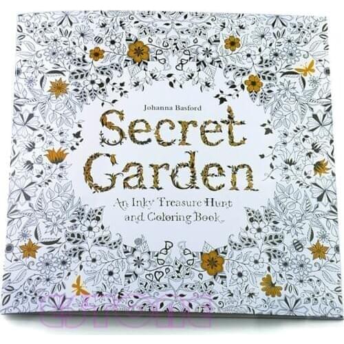 New An Inky Treasure Hunt and Coloring Book By Johanna Basford PXPA