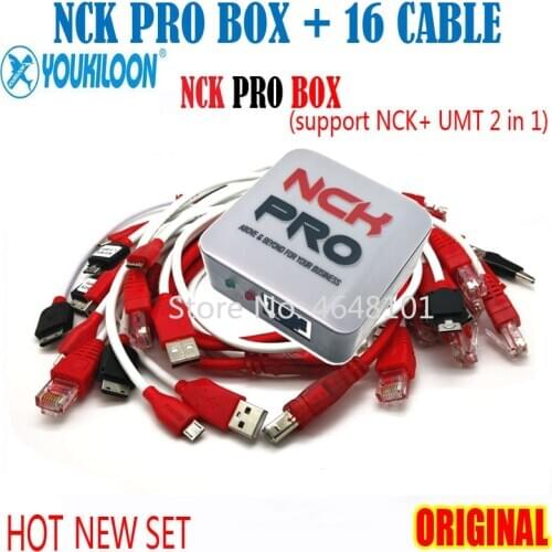 2020 Newest version Original NCK Pro Box NCK Pro 2 box(support NCK+ UMT 2 in 1)new update For Huawei Y3,Y5,Y6 +16 cables