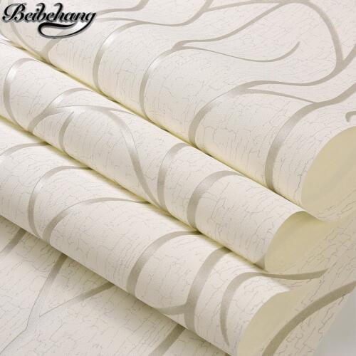 Beibehang Living room bedroom TV background wallpaper simple modern non - woven home furnishings plain wallpaper video wall