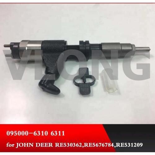 GENUINE AND BRAND NEW INJECTOR 095000-6312 RE530362 RE531209 RE546784 SE501925 DZ100212 John Deere 4.5L and 6.8L Reman CR