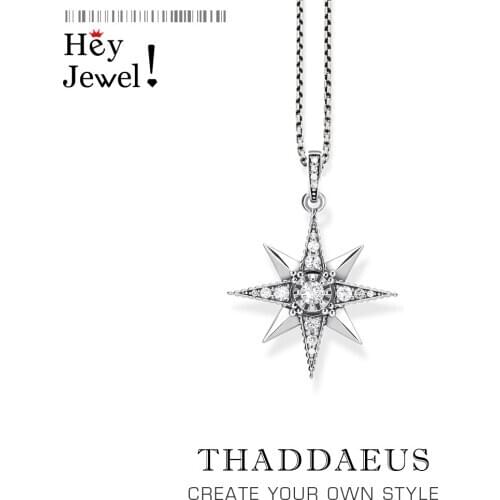 Necklace Royalty Star,2020 Summer Brand New Magic Boho Fashion Jewelry Europe 925 Sterling Silver Bijoux Vintage Gift For Women