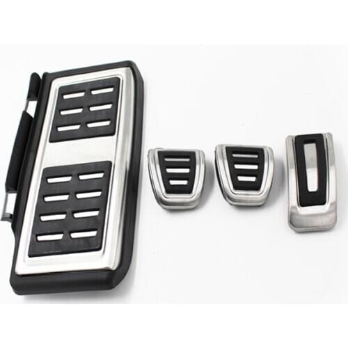 Stainless steel Pedal Pad MT For VW Golf 7 MK7 GTI Skoda Octavia A7 Rapid 11-16 Audi A3 CNWAGNER