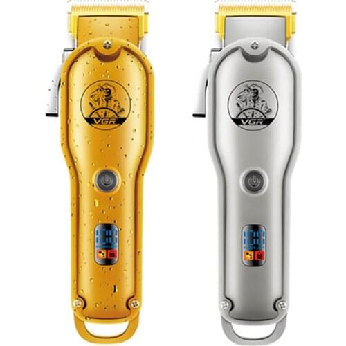 Professional Waterproof Electric Hair Trimmer Salon Adjustable Taper Lever Men Corded Cordless Hair Clipper Hair Cutting Machine