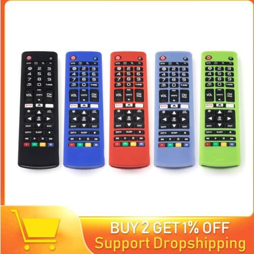 Shockproof Remote Control Case Silicone Protective Cover For LG TV AKB75095307 AKB74915305 AKB75375604 Remote Controller