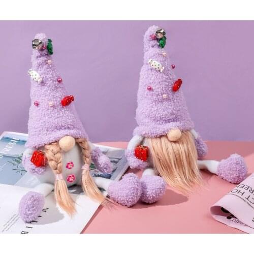 Christmas Decorations Faceless Baby Doll Figurine Gift Luckily Practical And Exquisite Rudolph For Home Office Tree Ornaments