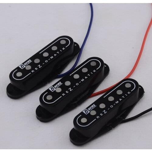 Made in Korea 1 Set 3 Pieces Burns REZ-O-MATIK Single Alnico Pickups For Electric Guitar