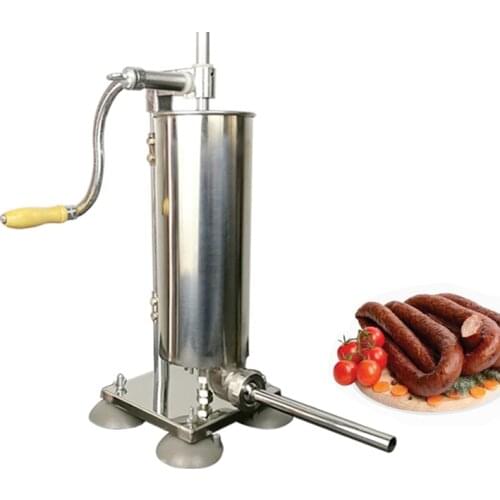 2018 New design Stainless Steel Manual Sausage Stuffer Making machine Vertical Sausage Filler machine Filling for sausage