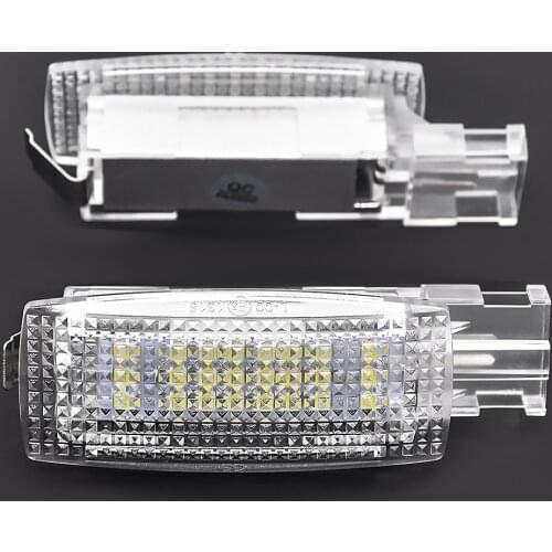 LED Interior Sun Visor Vanity Mirror Light Reading Lamps For VW Golf 4 5 6 7 Passat B5 B6 B7 Tiguan Beetle EOS Scirocco 3 Sharan