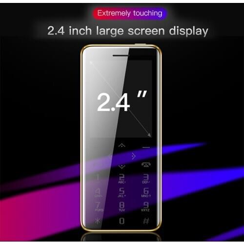 Ultra-Thin Mobile Phone 2.4" MP3 FM Bluetooth Video Recording Flashlight E-book Smart Theft Cheap Cell Phone