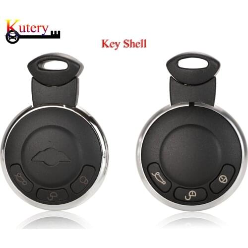 Kutery Remote Smart Car Key Shell For BMW Mini Cooper S ONE D Clubman Countryman Cabrio 3 Buttons Have/No Battery Holder