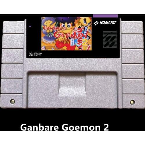 Ganbare Goemon 2 English translation USA-NTSC Formate 16 bit 46 pins video games