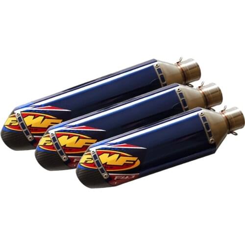 Inlet 51mm 61mm 63mm 65mm Customized FMF Exhaust Pipe Muffler Motorcycle Slip On Escape Moto Universal for KTM 450 Dirt Bike etc