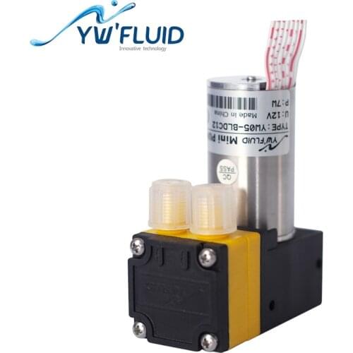 YWfluid long-life 12v/24v electric power rotary screw micro air Diaphragm pump used for compressors or Oxygen concentrators