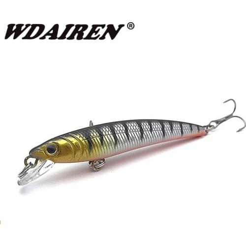 1Pcs 7.5cm 5.6g Minnow Fishing Lure Wobbler Artificial Fly Fishing Hard Bait Carp Laser Sinking Slowly Crankbait Fishing Tackle