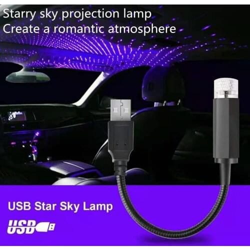 Star Light Usb Lamp Star Light Car Starry Sky Decoration Star Ceiling Projection Lamp Laser Lnterior Automotive Interior