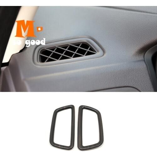2012 13 14 15 2016 for Honda CRV CR-V ABS Wood grain Car Front Small Air conditioner Outlet AC Vent Cover Trim Accessories 2pcs