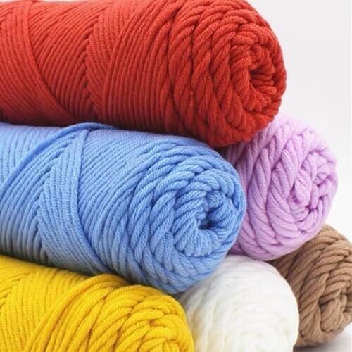 3Pcs / Lot 100g Knit Wool Yarn Anti-pilling Fine Quality Thread Cardigan Scarf Suitable Woman For HandKnitting crochet yarn