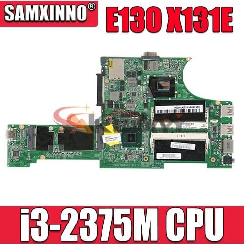 Akemy FRU 04Y1362 DA0LI2MB8F0 For Lenovo Thinkpad Edge E130 X131E laptop motherboard SR0U4 i3-2375M