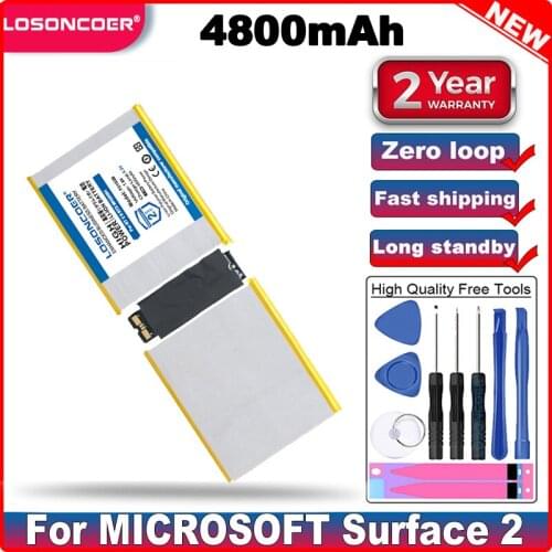 LOSONCOER 4800mAh P21G2B Laptop Battery for Surface RT 2 II RT2 Tablet MH29581 2ICP3/97/106