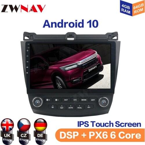 Android 10 IPS Screen For Honda Accord 7 2003-2008 Car Multimedia Player Navigation Audio Radio Stereo Head Unit Gps 1 din auto