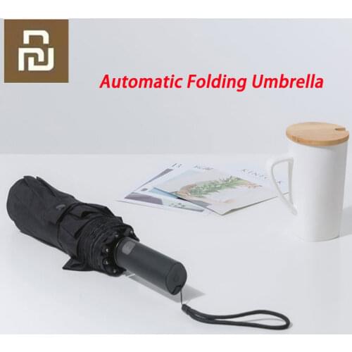 Xiaomi Mijia Automatic Folding Umbrella and Aluminum Parasol Windproof Man Woman Waterproof UV for Winter Summer Umbrella Mi