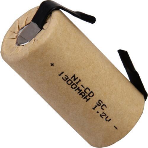 Lowest price 10 piece SC battery 1.2v batteries rechargeable 1300mAh nicd battery for power tools akkumulator