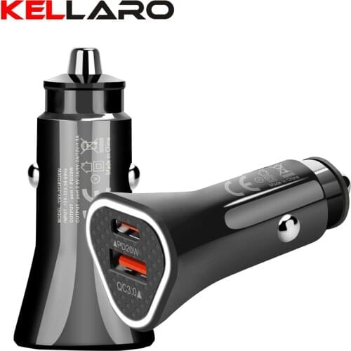 KELLARO Wireless Car Charger 20W Quick Charge for Cell Phone for Xiaomi Iphone Samsung Galaxy Huawei p9 Super Charging Quick