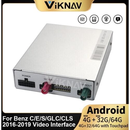 For Benz C/E/S/GLC/CLS 2016-2019 Multimedia Video Interface Android 12.3 Inch Large Screen