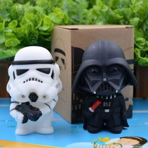 Disney Star Wars Darth Vader Master Yoda Anime Figure Model Doll Action Force Awakens Black Series Toys For Children Gift