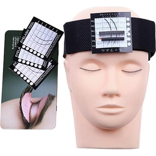 Eyelash Extension Magnetic Lashes Pad Headband Headscarf Make Up Tools Professional Grafting Eye Lashes Magnetic Eyelashes Stand