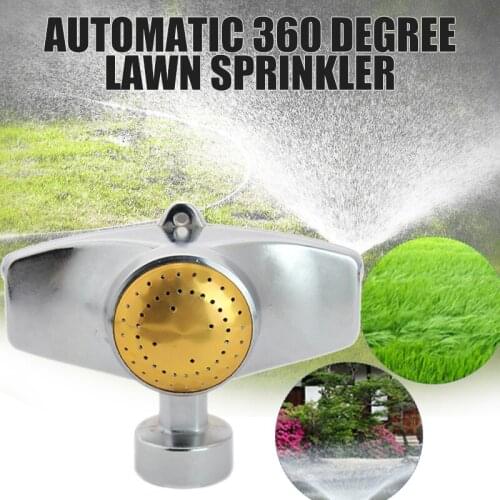 Metal Spot Sprinkler 360 Degree Square Circle Pattern Sprinkler with Gentle Water Flow Hose Sprinklers for Yard Lawn