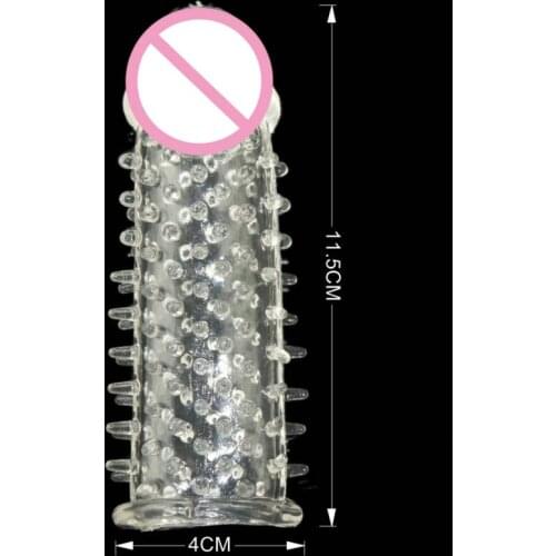 Sex Products For Men Penis Extender Enlargement Penis Sleeve Ring Delay Impotence Erection Reusable Condoms For Men Sex Toys