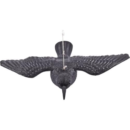 Hunting Decoys Black Birds Crow Garden Bird Caller Deter Scarer Scarecrow Mice Pest Control Deterrent Repeller Hunting Goods