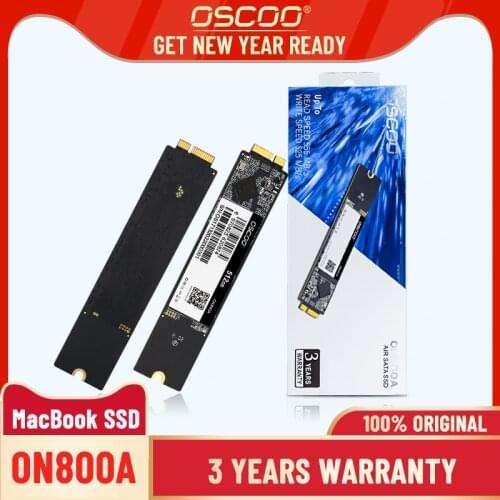 OSCOO SSD 256GB 512GB 1TB 3D TLC Nand Flash SATA3 For 2010 2011 Apple Macbook Air A1370 A1369