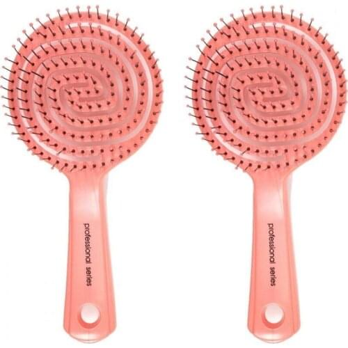 Pro Three-Dimensional Oval Hair Brush X 2 Pcs