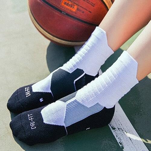 USHINE Unisex Professional Deodorant Basketball Socks Thick Custom Elite Breathable Sports Socks Towel Bottom Stockings Big Size