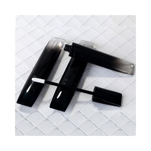 5ML10/30/50pcs Gradient Shiny Black Empty Cosmetic Lip Oil Package,Portable Makeup Lip Gloss Tube,Liquid Lipstick Packing Bottle