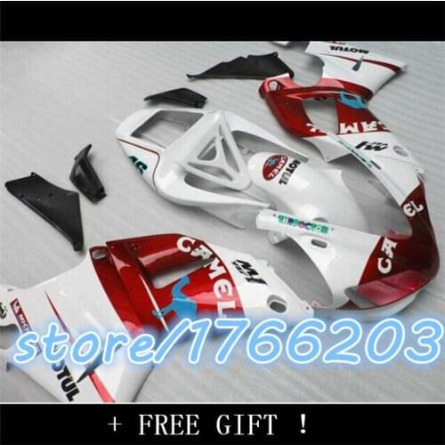 Hot Sales,For 98-99 YZF R1 98 99 1998 1999 YZF-R1 YZFR1 YZF1000 YZF 1000 Red White Fairing set BBF