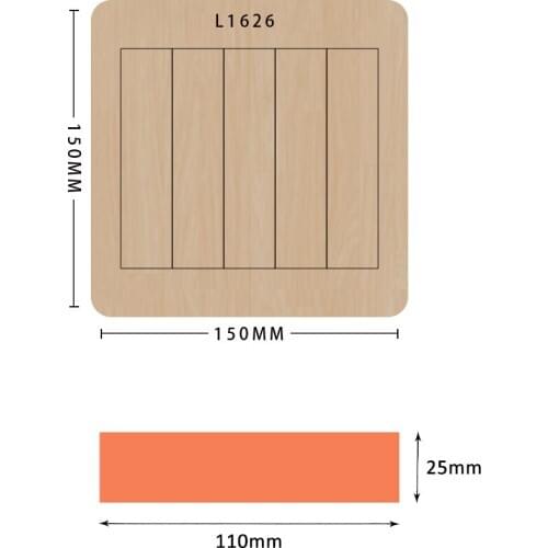 Scrapbook wooden cutting die making decor supplies dies template Suitable for common die-cutting machines in the market
