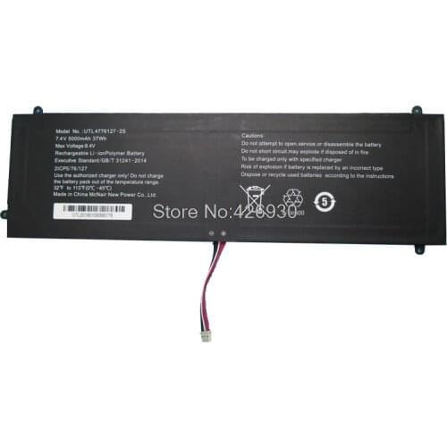 Laptop Replacement Battery For AXIOO For MyBook 14 plus P401 14 P401 14+ P401 7.4V 5000MAH 37WH 10pin 7line new