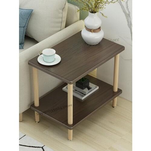Minju Sofa Edge Several Northern Europe Modern Simple Bedside Gap Solid Wood Corner Several Side Cabinets Living Room Double Tea
