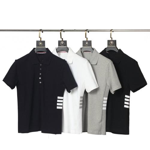 TB BROWIN Short Sleeve Polos For Men