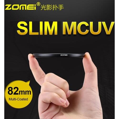 ZOMEI 82mm MCUV Ultra Slim Multi-Coated Ultraviolet UV Filter Lens Protector for 82 mm Wide-angle Lenses