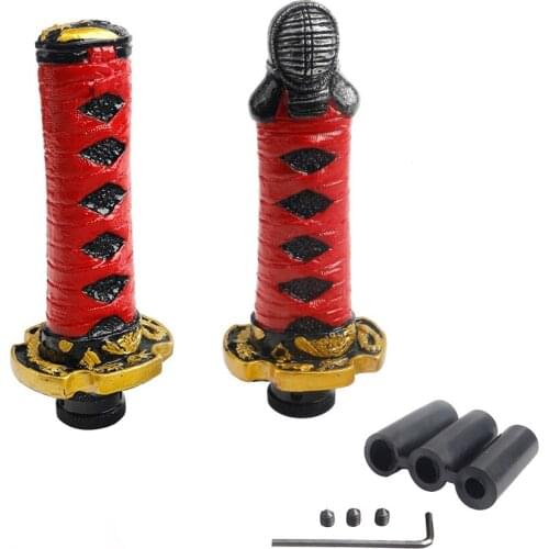 Universal 150MM 160MM JDM Katana Samurai Sword Shift Knob Shifter With Adapters Gear Shift knob