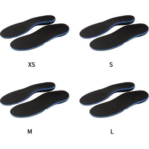 1pair Foot Care Soft Flat Feet Orthopedic Insoles Men Women EVA Shock Absorption Breathable Comfortable Hiking Outdoor Shoe Pad
