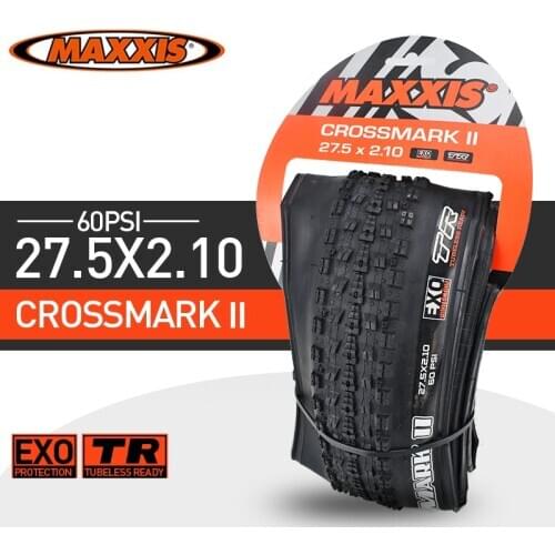 1pc MAXXIS 27.5 CrossMark II MTB Tires 27.5x2.1 27.5x2.25 Folding Tyre EXO Protection TR Tubeless Ready for XC Racing Bike Parts
